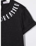 camiseta de algodón con eslogan estampado